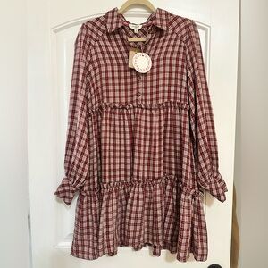 Umgee Plaid Dress
